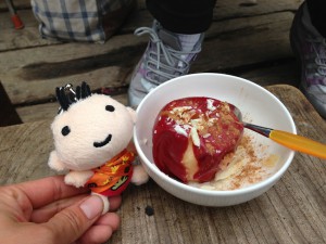 こきんちゃんと焼きりんご